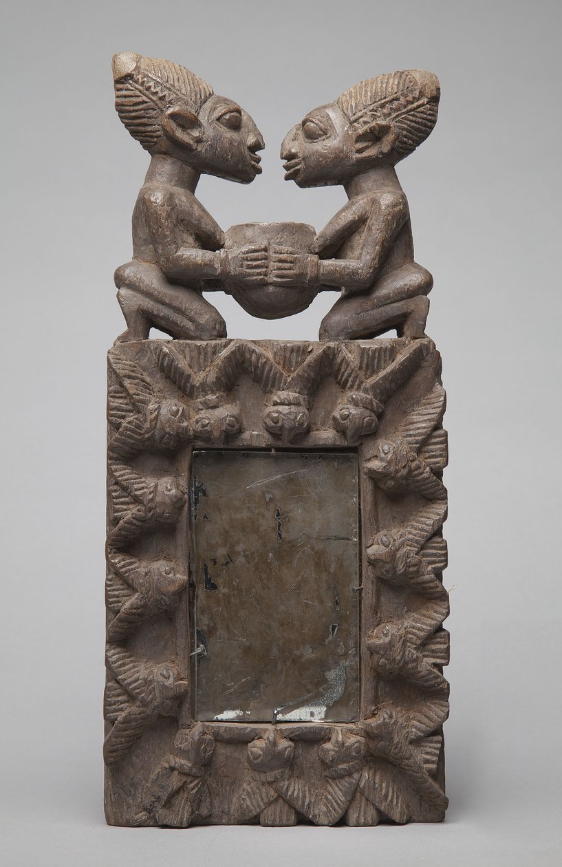 Yoruba spiegelkast door School African