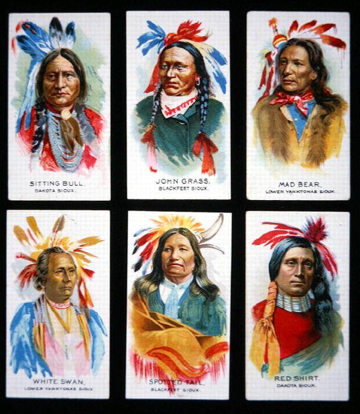 Zes opmerkelijke Sioux-leiders door School American