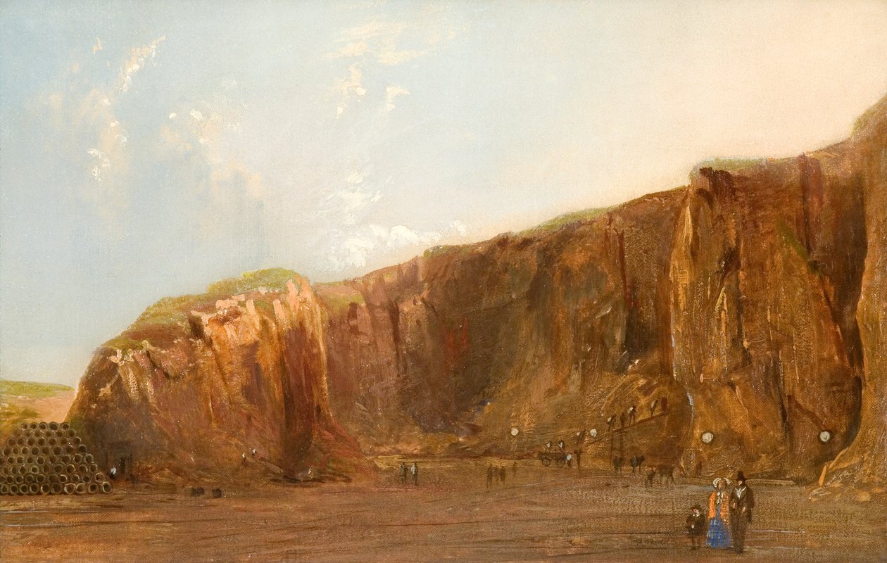 Holyhead Mountain 1857; Voorbereiding op de grote explosie door School British