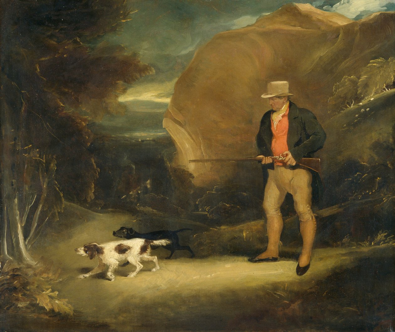 Maurice Lloyd (olieverf op doek) door School British