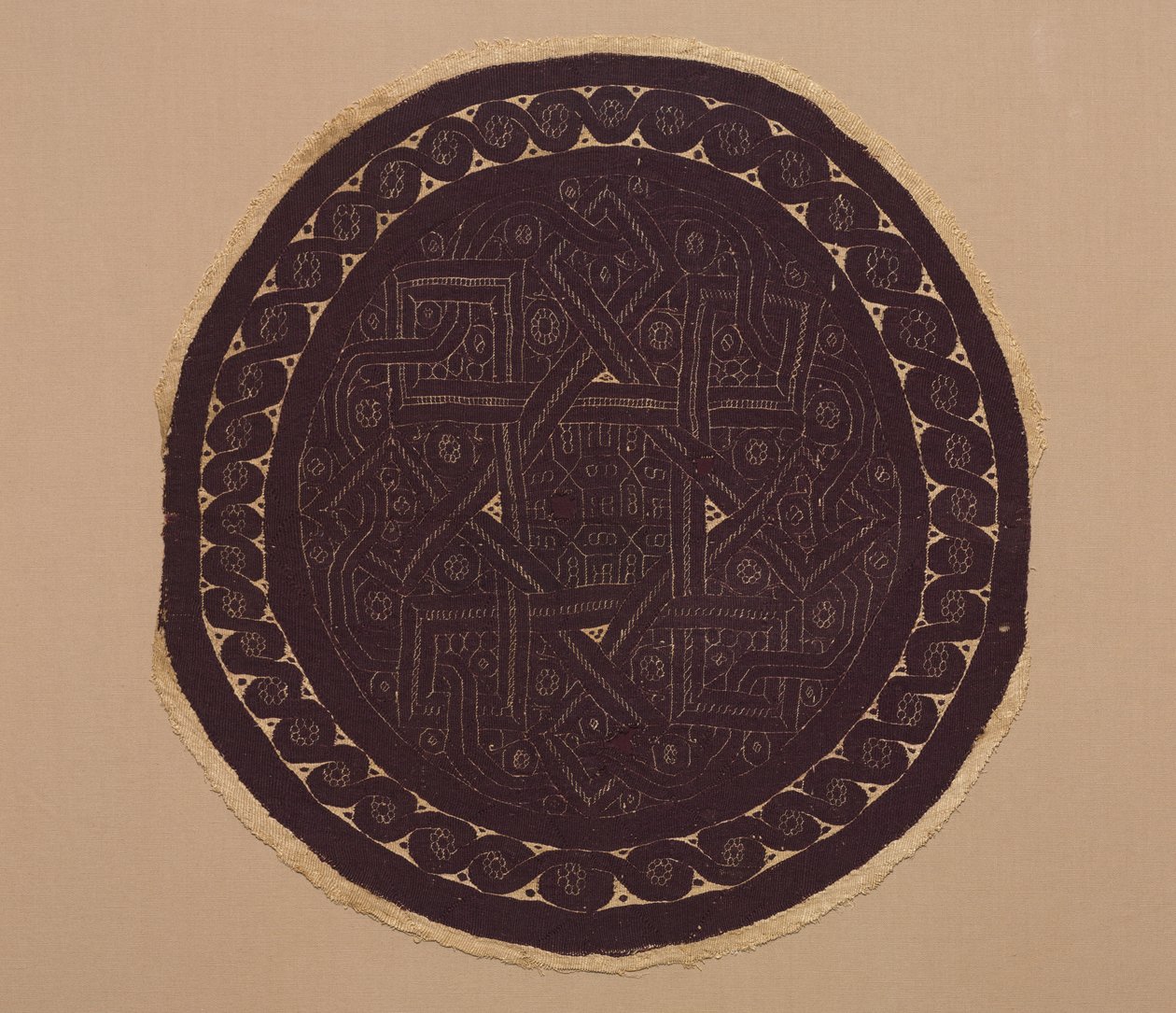 Rondel van een Gordijn, 300s door School Byzantine