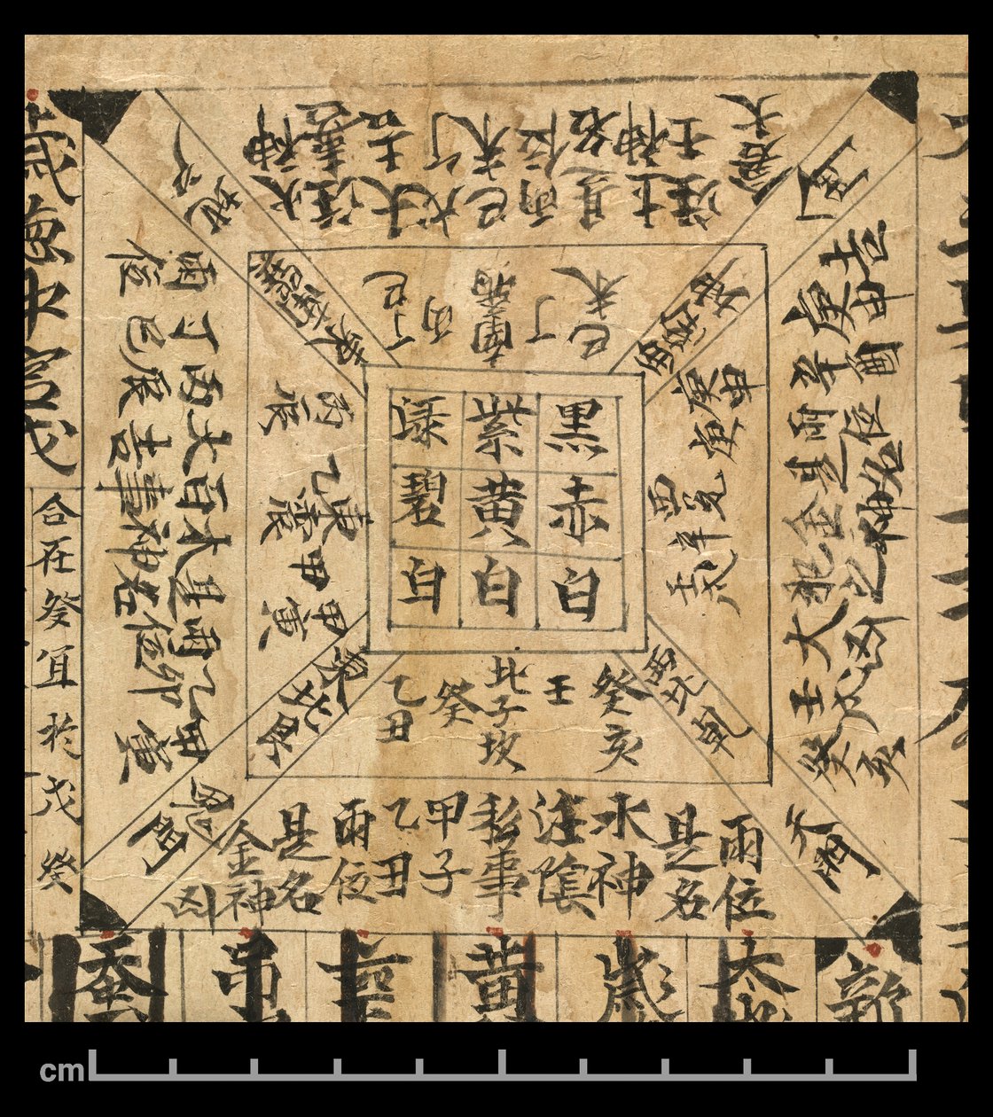 Almanak voor AD 978, Dunhuang Mogao, China, ca. 978 door School Chinese