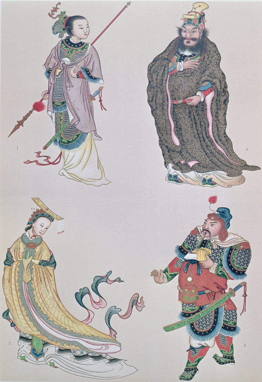 Helden en heldinnen uit de Chinese geschiedenis, inclusief keizerin Wu door School Chinese