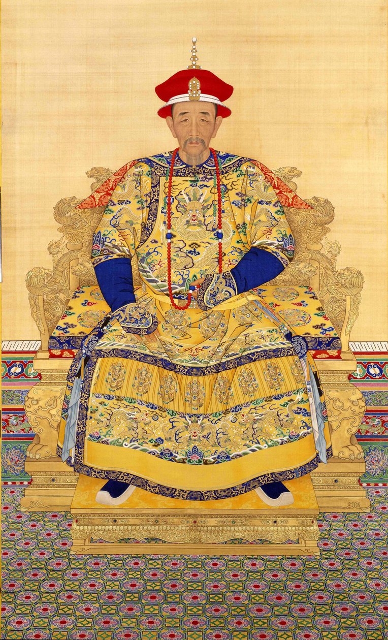 De Kangxi-keizer (1654-1722) door School Chinese