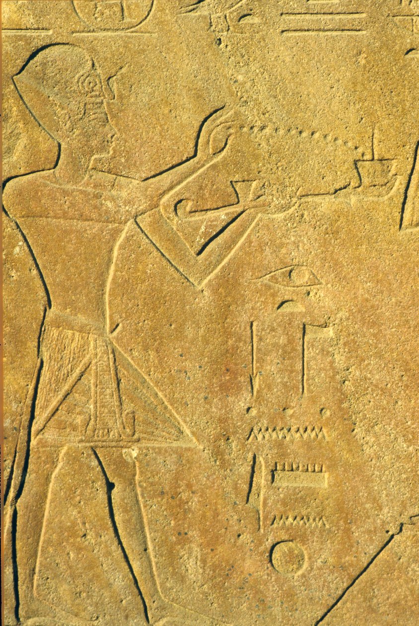 Hatsjepsoet biedt wierook aan, Karnak/Luxor door School Egyptian