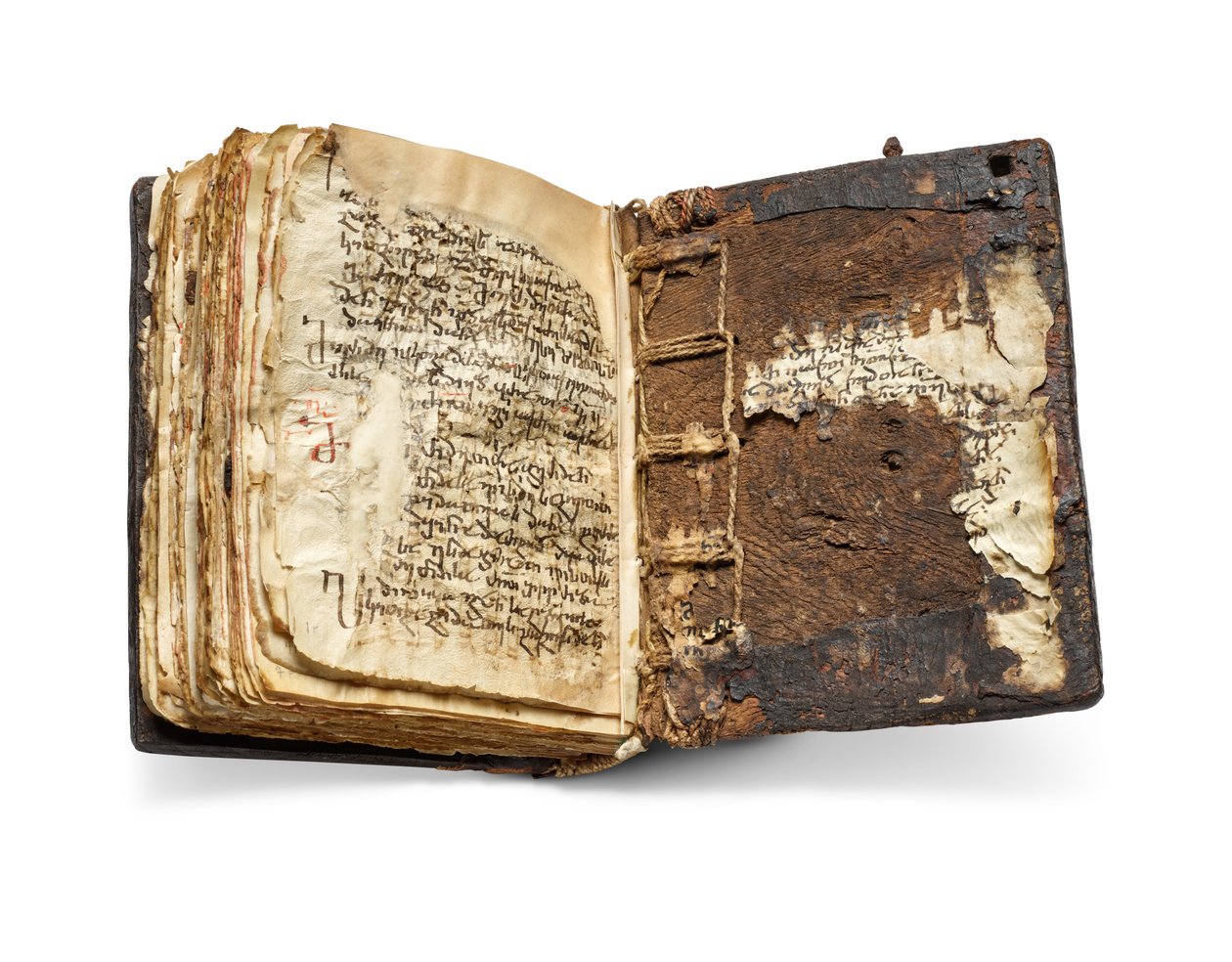 De Codex Sinaiticus Rescriptus, laat 5e-7e eeuw tot AD 979 (inkt op perkament) door School Egyptian