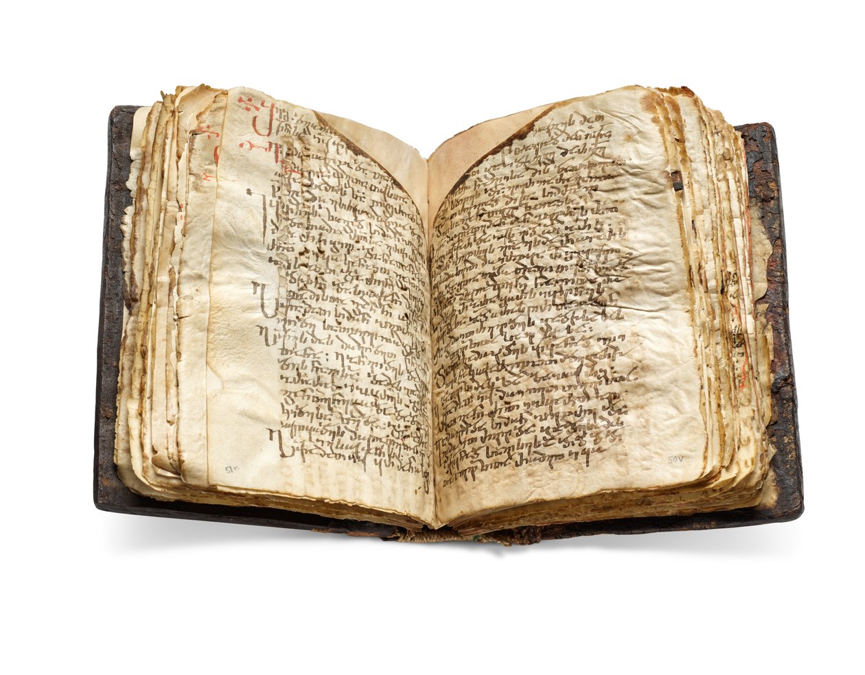 De Codex Sinaiticus Rescriptus, laat 5e-7e eeuw tot AD 979 (inkt op perkament) door School Egyptian