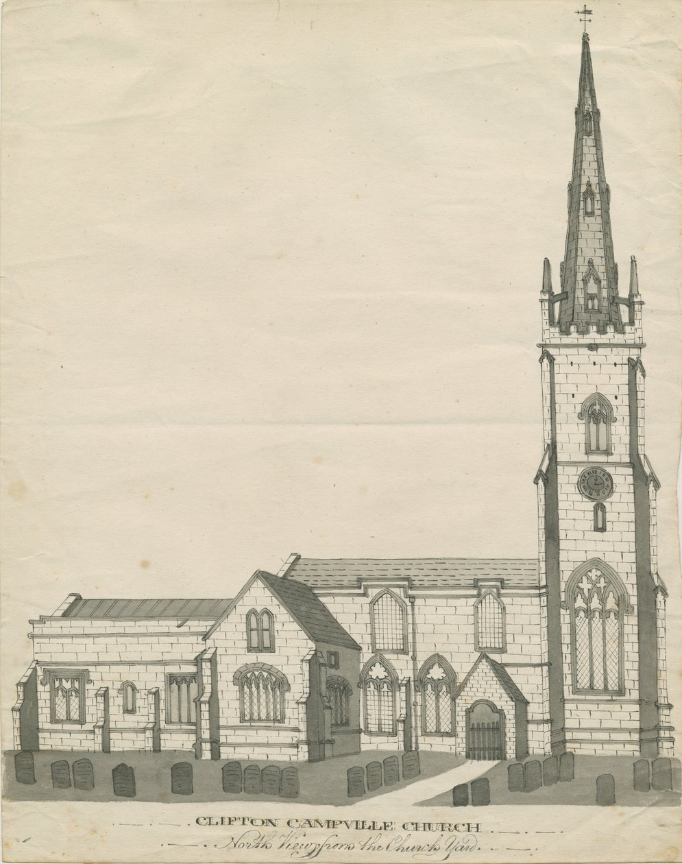 Clifton Campville Kerk door School English