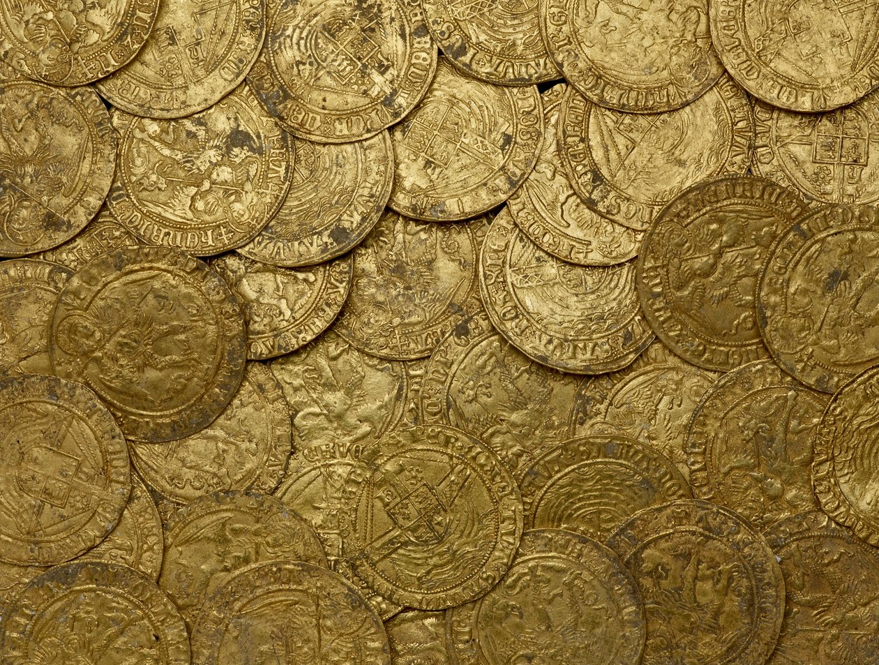 Complete Tudor goudschat, de Asthall Hoard, uit Asthall door School English