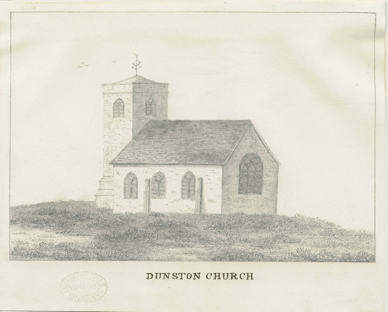 Dunston Church door School English