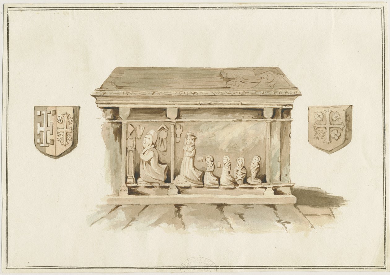 Eccleshall Kerk - Graf van Bisschop Bentham door School English