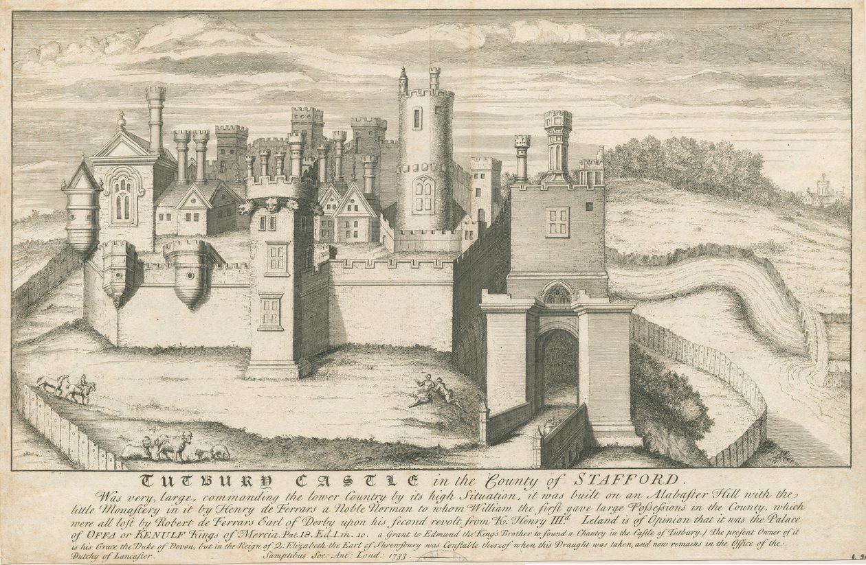 Tutbury Kasteel door School English