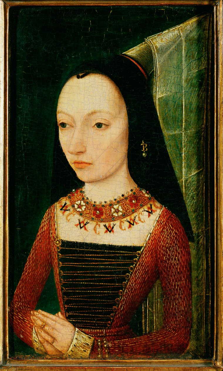 Margaret van York, vrouw van Karel de Stoute ... door School Flemish