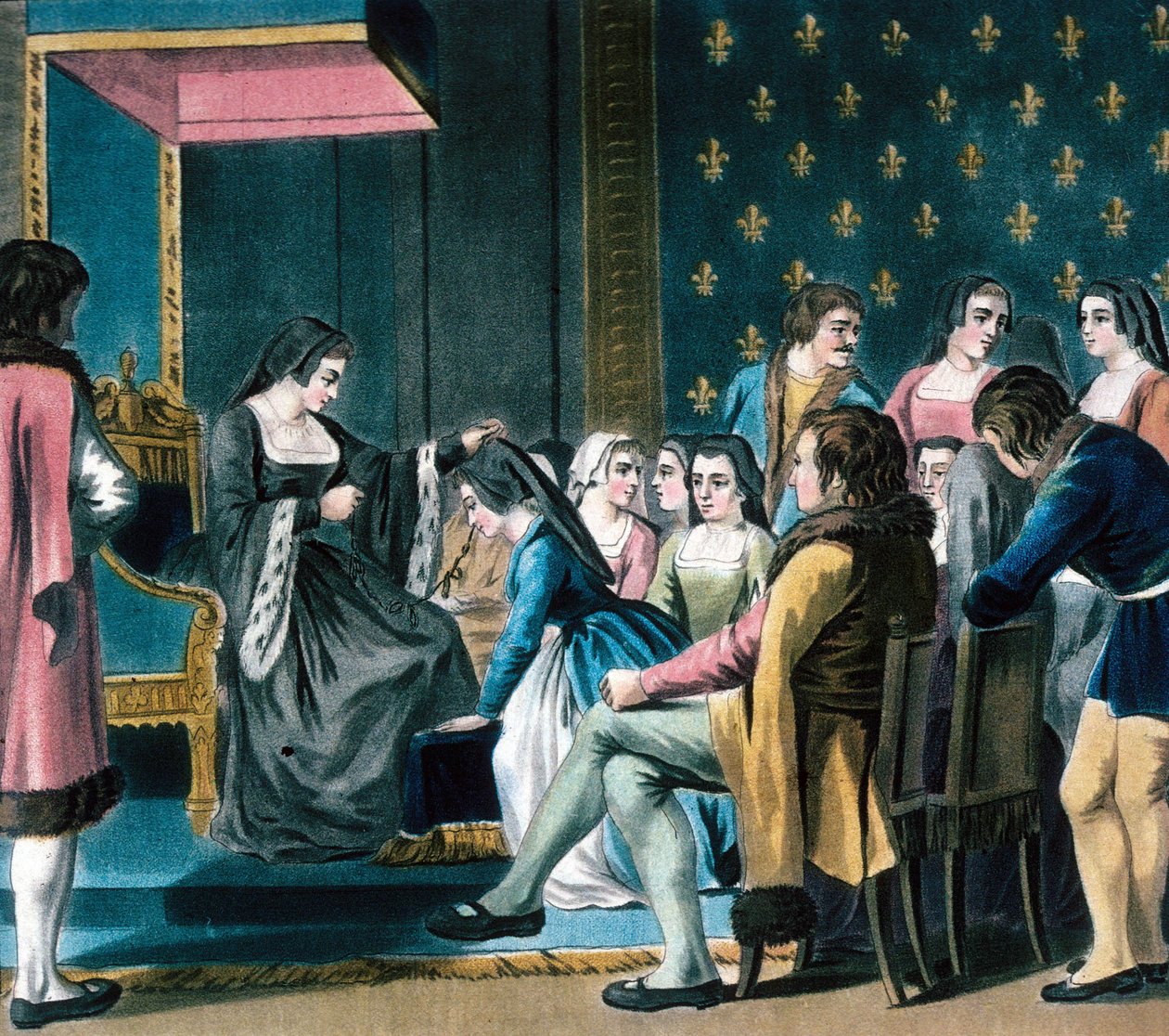 Anne de Bretagne geeft de 