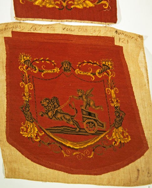 Stoelkern, Parijs (textiel) door School French