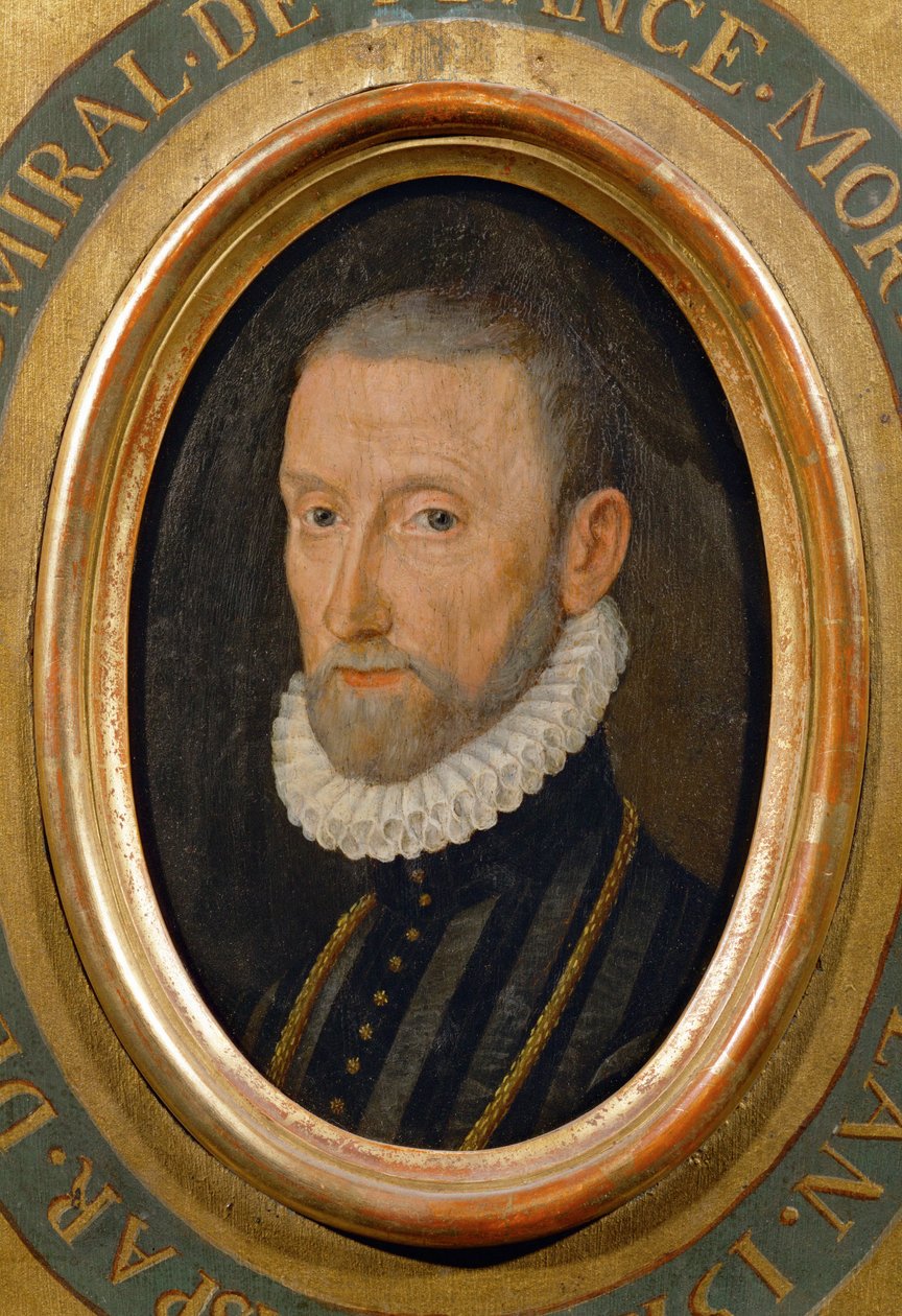 Gaspard de Coligny, admiraal, staatsman, leider van de hugenotenpartij, vermoord tijdens St ... door School French