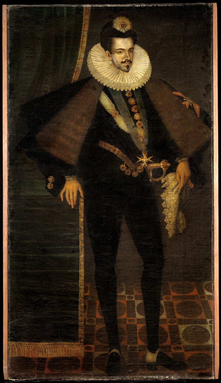 Henri III, koning van Frankrijk, laatste koning van het Huis Valois ... door School French