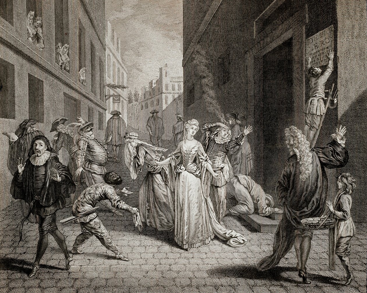 Terreur (1793-1794): Italiaanse komieken (die personages uit de Commedia dell