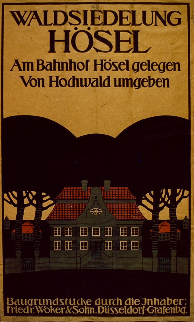 Waldsiedelung Hotel Advertentie in het Duits door School German