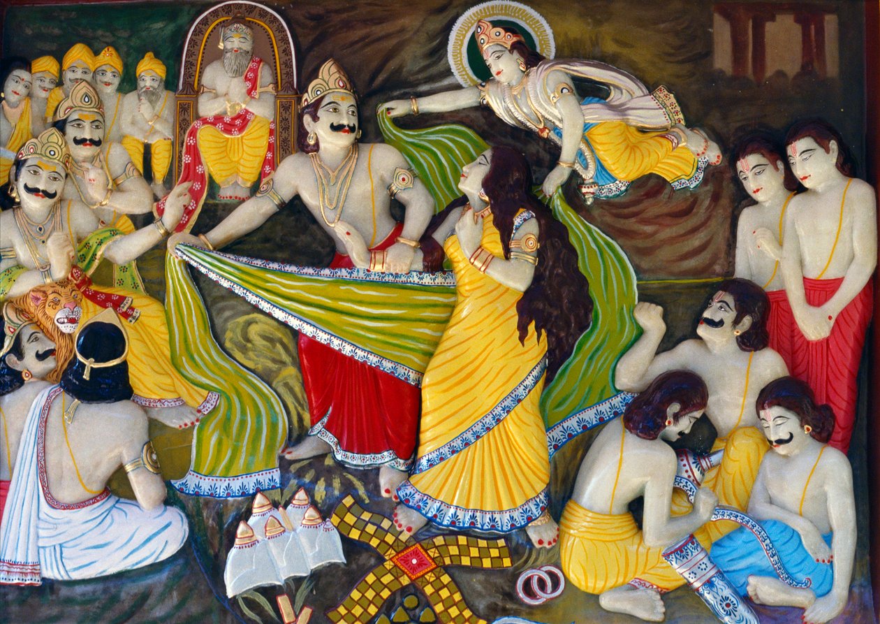 Draupadi Cheer-Haran Door Dushasana Mahabharata door School Indian