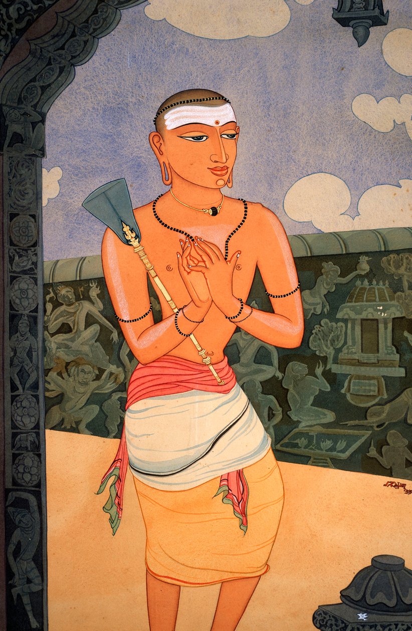 Hindoe Monnik door School Indian