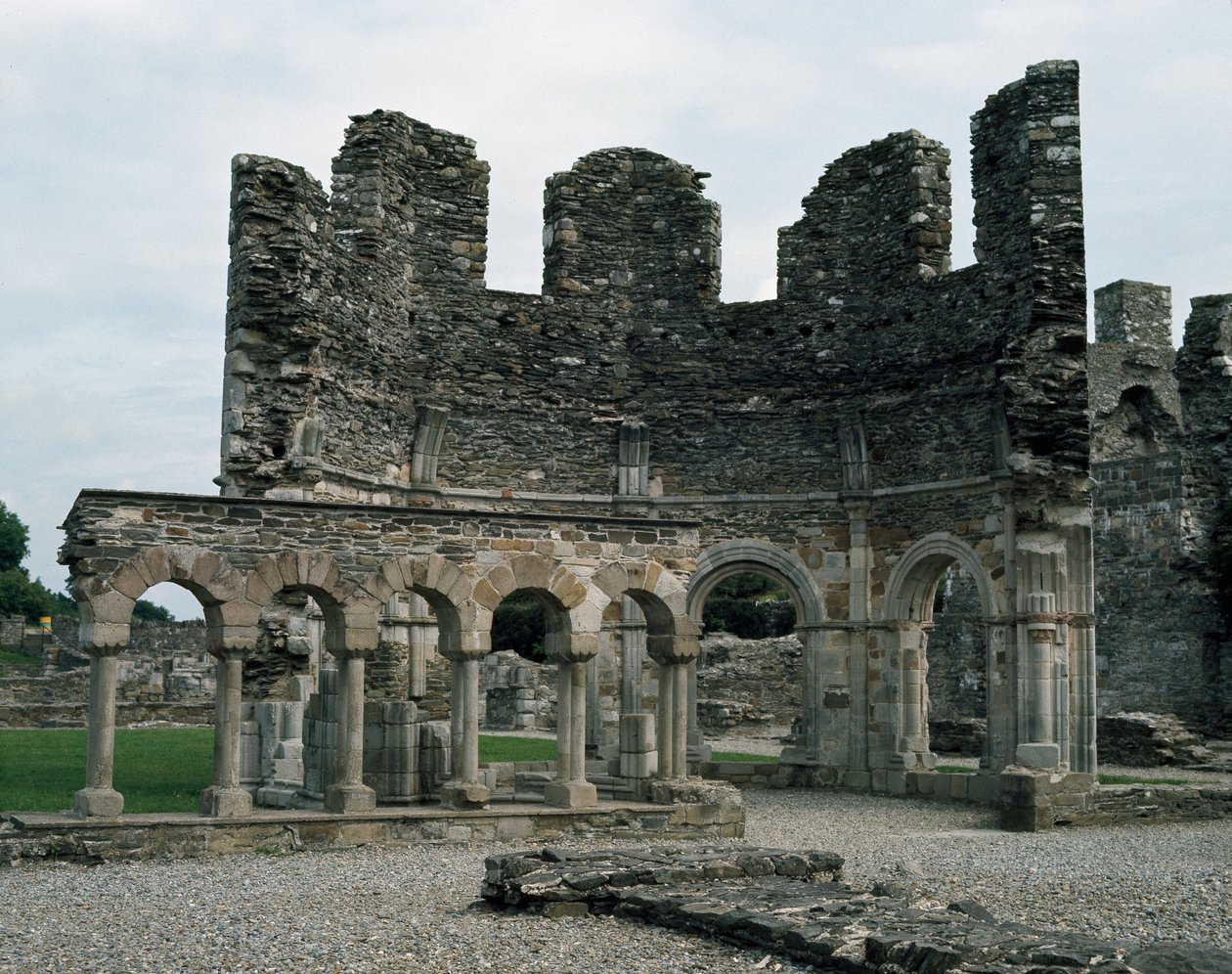 Mellifont Abbey nabij Drogheda door School Irish