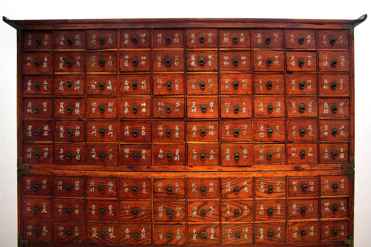 Houten medisch meubilair, Joseon-periode, Korea, Kim Chong-hak collectie. Fotografie, Seoul National Museum, Republiek Korea, 2006. door School Korean
