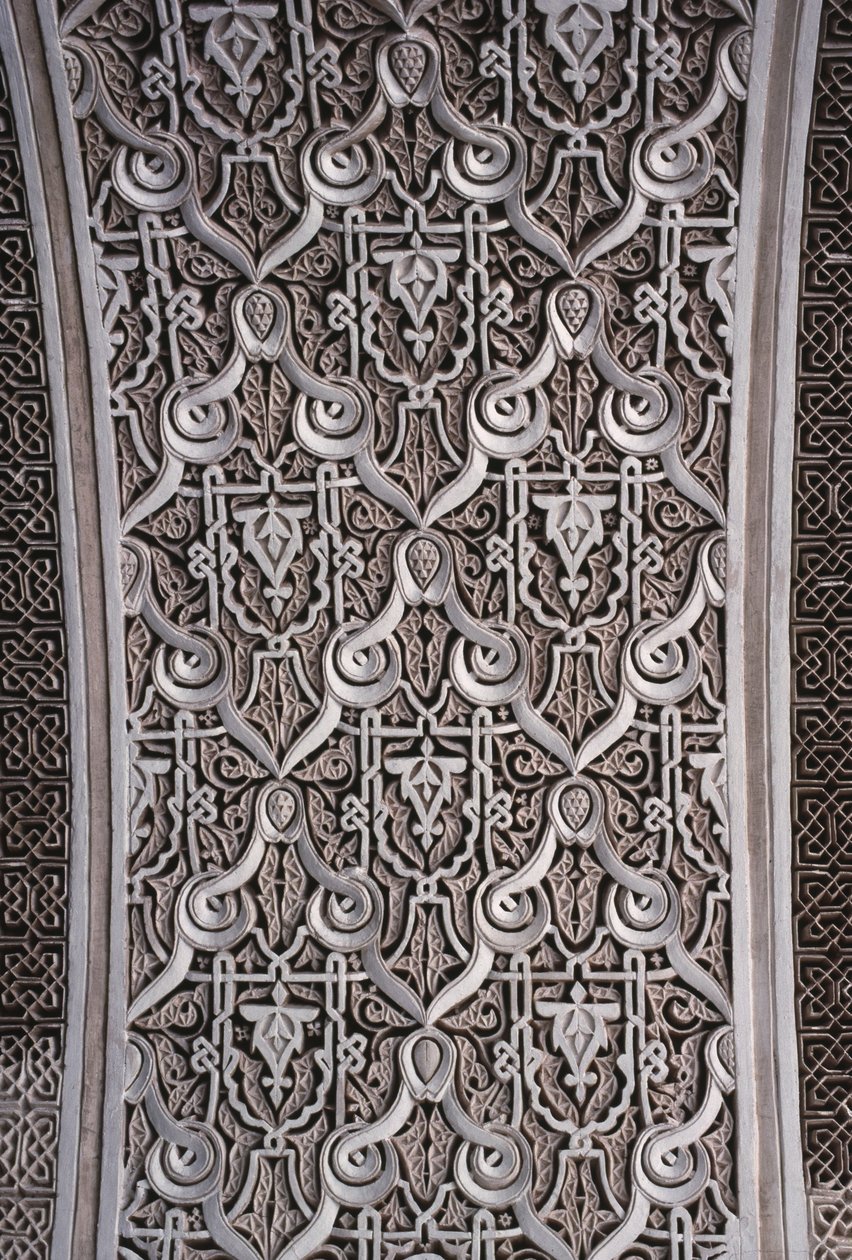 Detail van een boog door School Moroccan