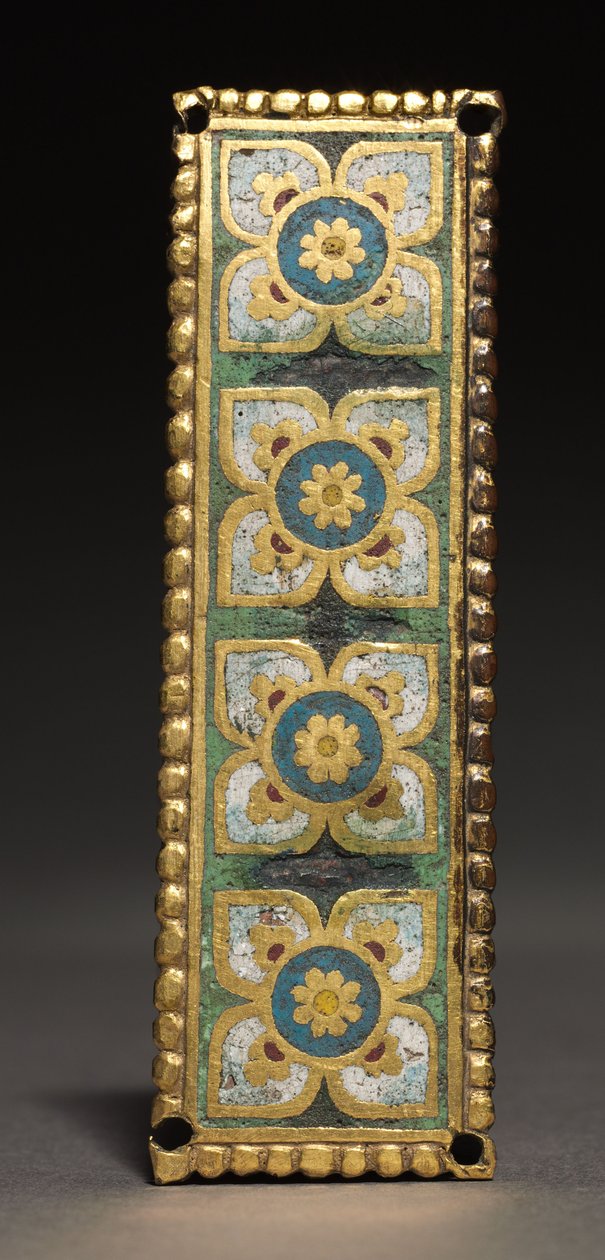 Plaquette, waarschijnlijk van een Reliekschrijn, c.1200-1250 door School Mosan