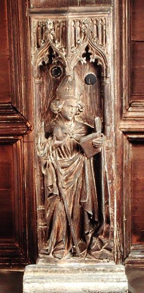 St. Ambrosius, een van de vier Latijnse kerkvaders door School Netherlandish