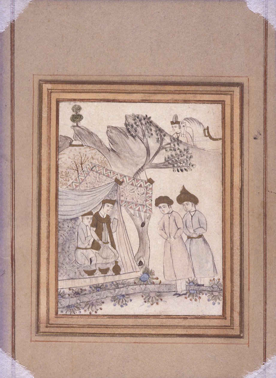 Boekillustratie door School Persian