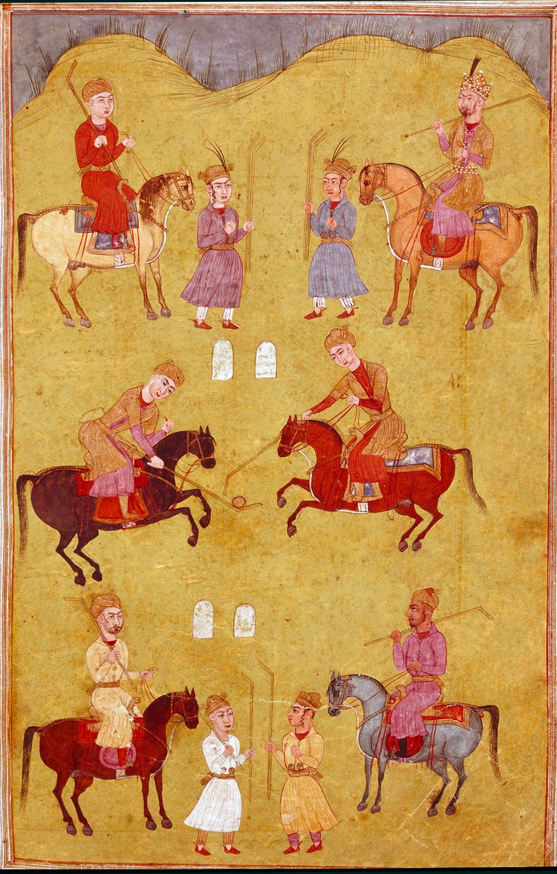 Islamitische kunst: het polospel door School Persian