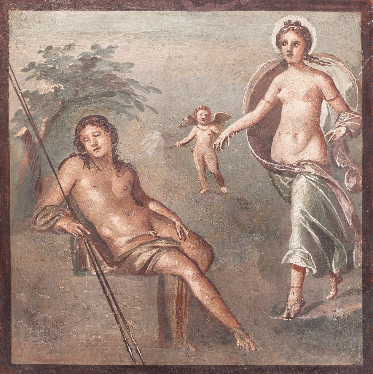 Endymion en Selene, Herculaneum door School Roman