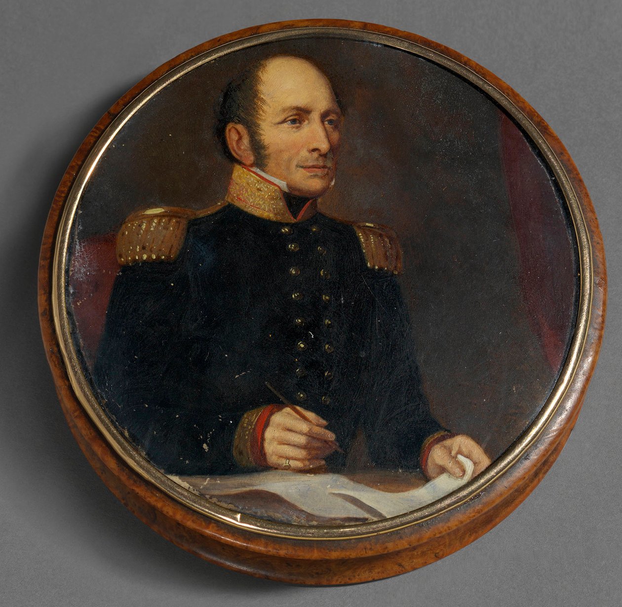 Portret van de Russische maarschalk Michel Barclay de Tolly (1761-1818) - Anoniem door School Russian
