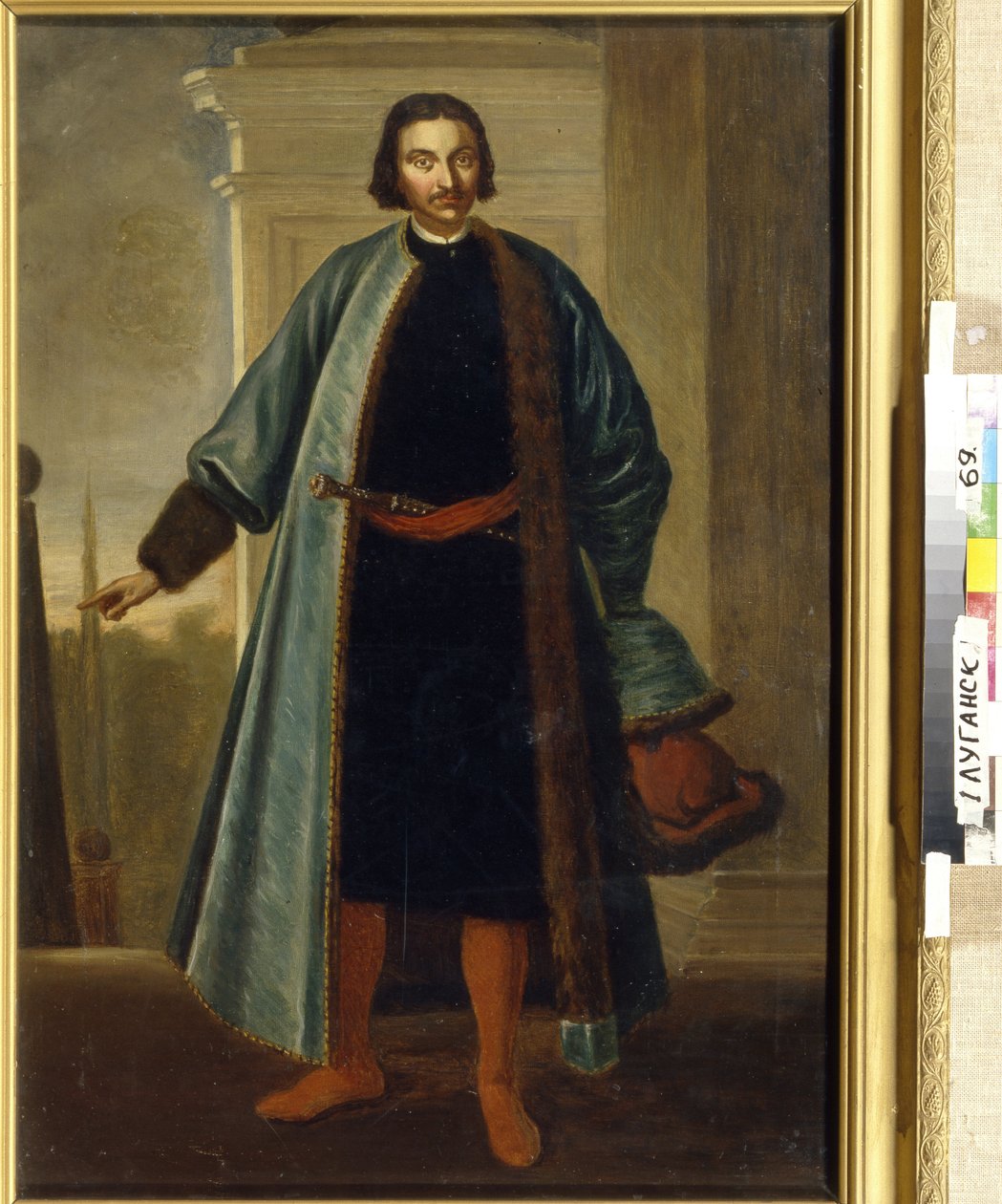 Portret van prins Anikita Ivanovich Repnin door School Russian