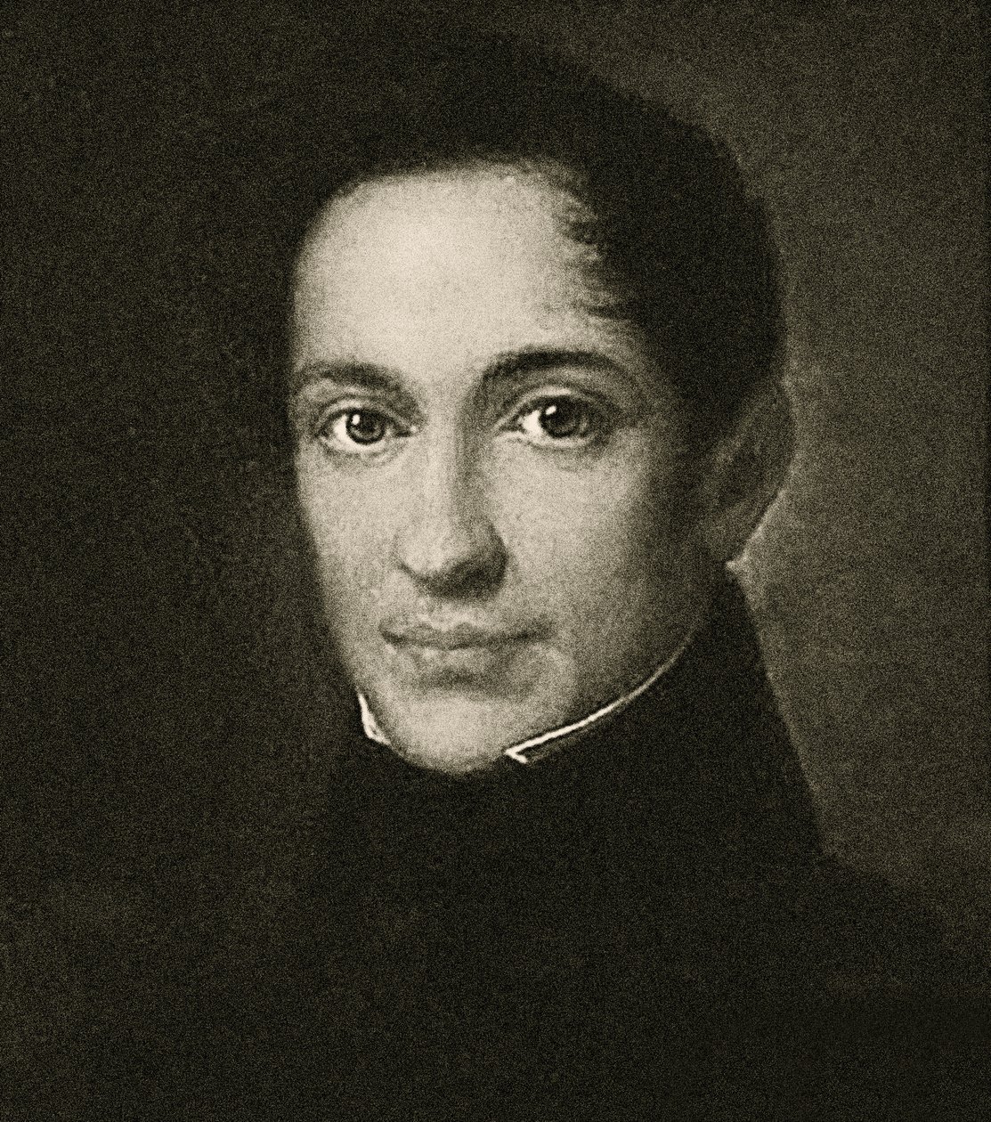 Portret van Alexander Herzen door School Russian