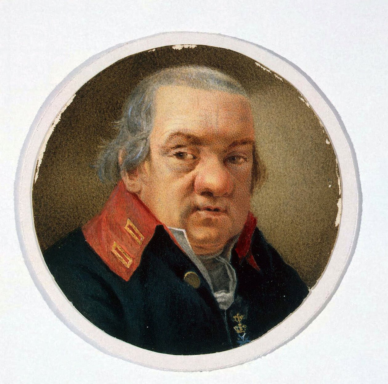 Portret van de architect Giacomo Quarenghi door School Russian
