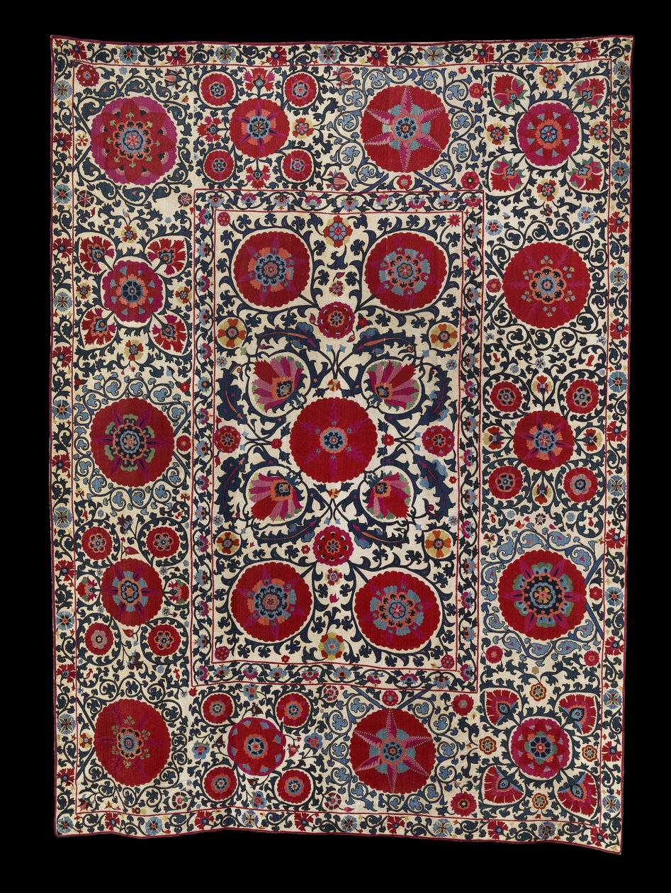 Shakhrisyabz Suzani, ca. 1800 door School Uzbek