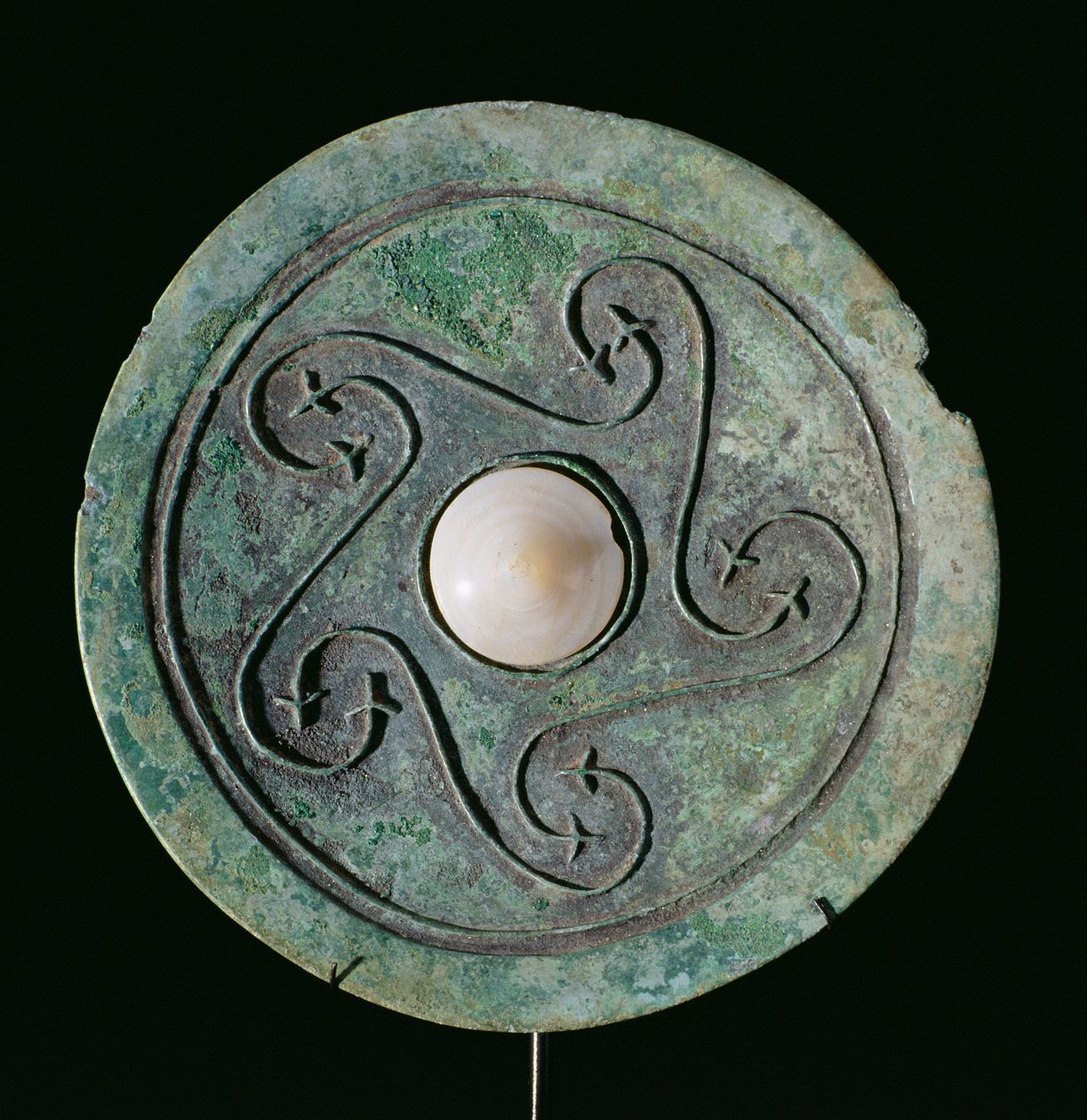 Spiegel, Dongson Cultuur ca. 200 v.Chr.-200 n.Chr., Vietnam door School Vietnamese