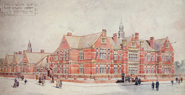 Marlborough Road Board Schools, Cardiff, begin twintigste eeuw door School Welsh