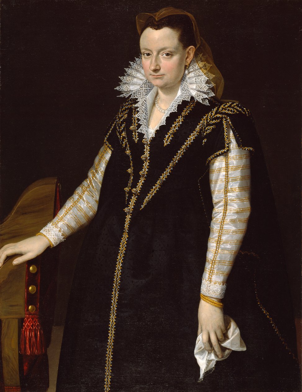 Portret van een dame door Scipione Pulzone