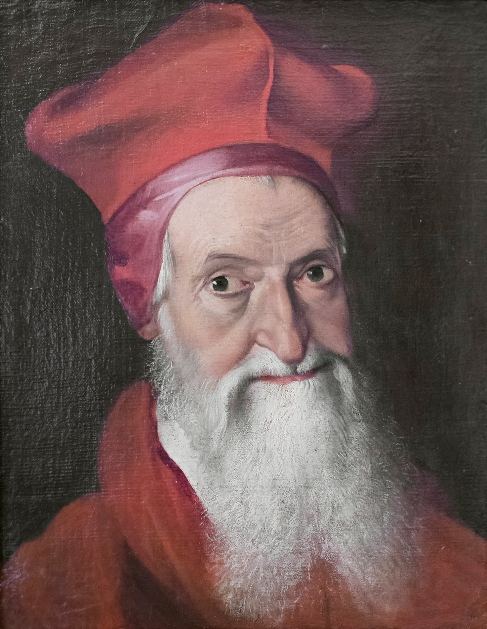 Portret van kardinaal Domenico Morone door Scipione (1550 98) Pulzone