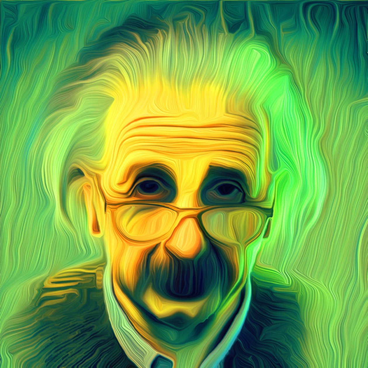 Albert Einstein 1 door Scott J. Davis