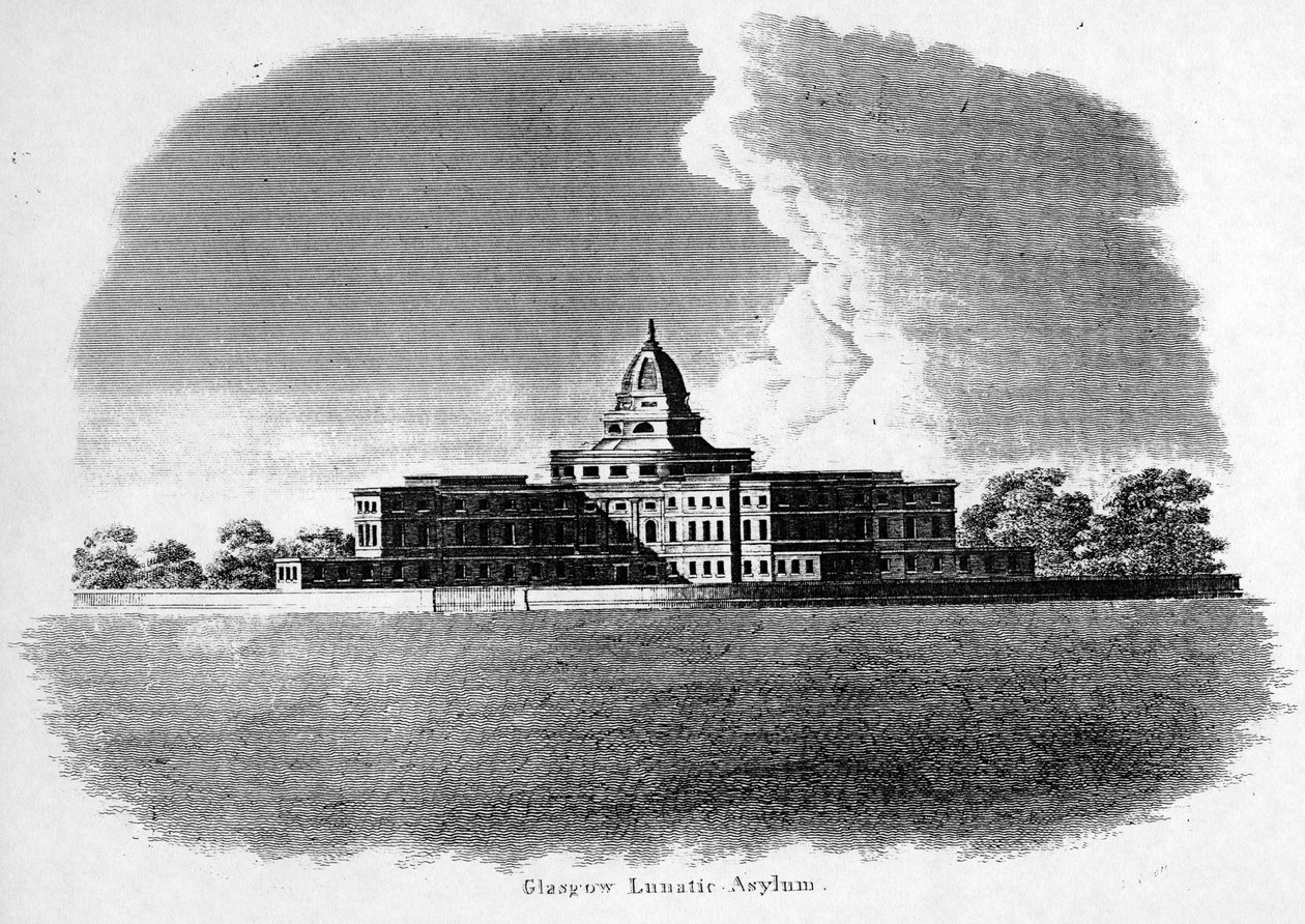 Glasgow Krankzinnigengesticht, c.1830 door Scottish School