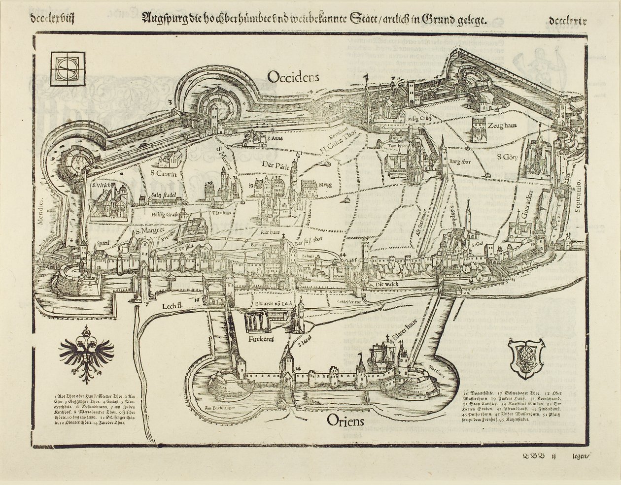 Plan van Augsburg, uit 