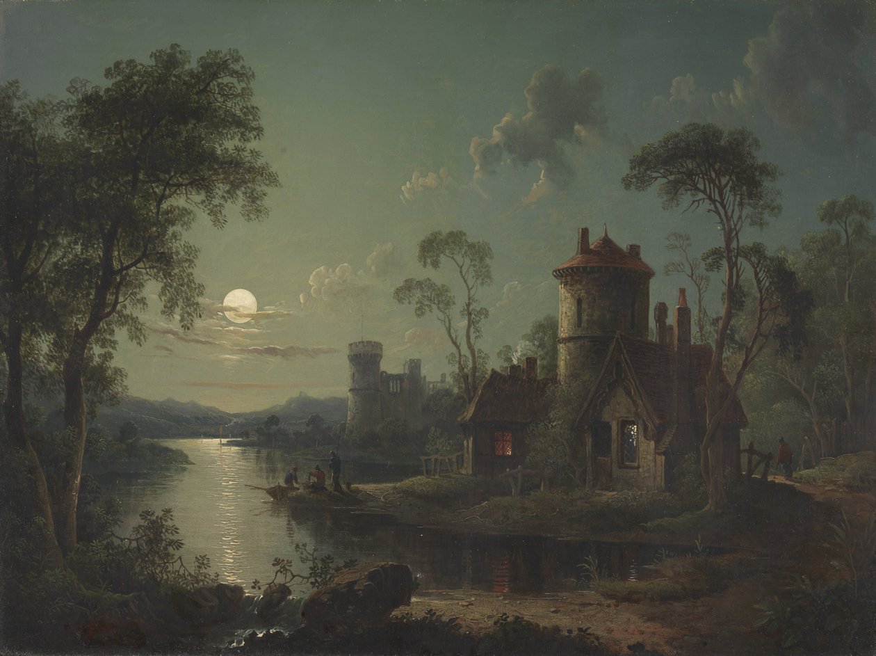 Rivierscène door Sebastian Pether