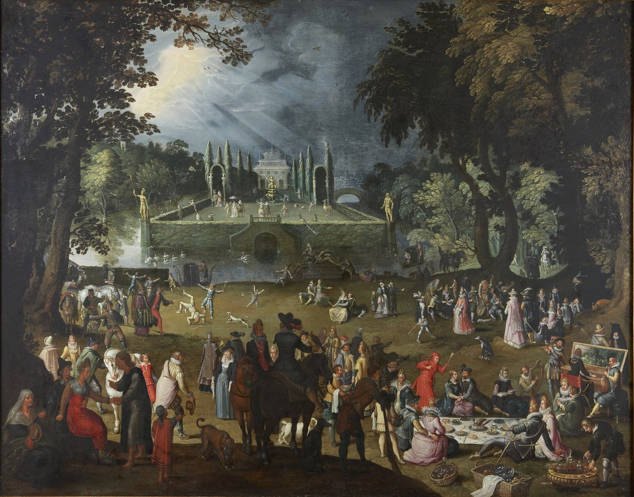 Het feest door Sebastian Vrancx