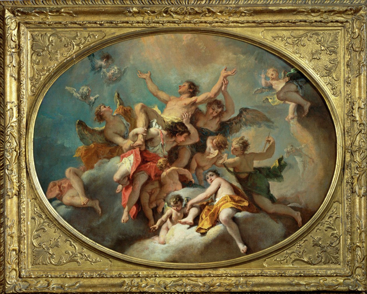De verheerlijking van Sint Sebastiaan ... door Sebastiano (attr. to) Ricci