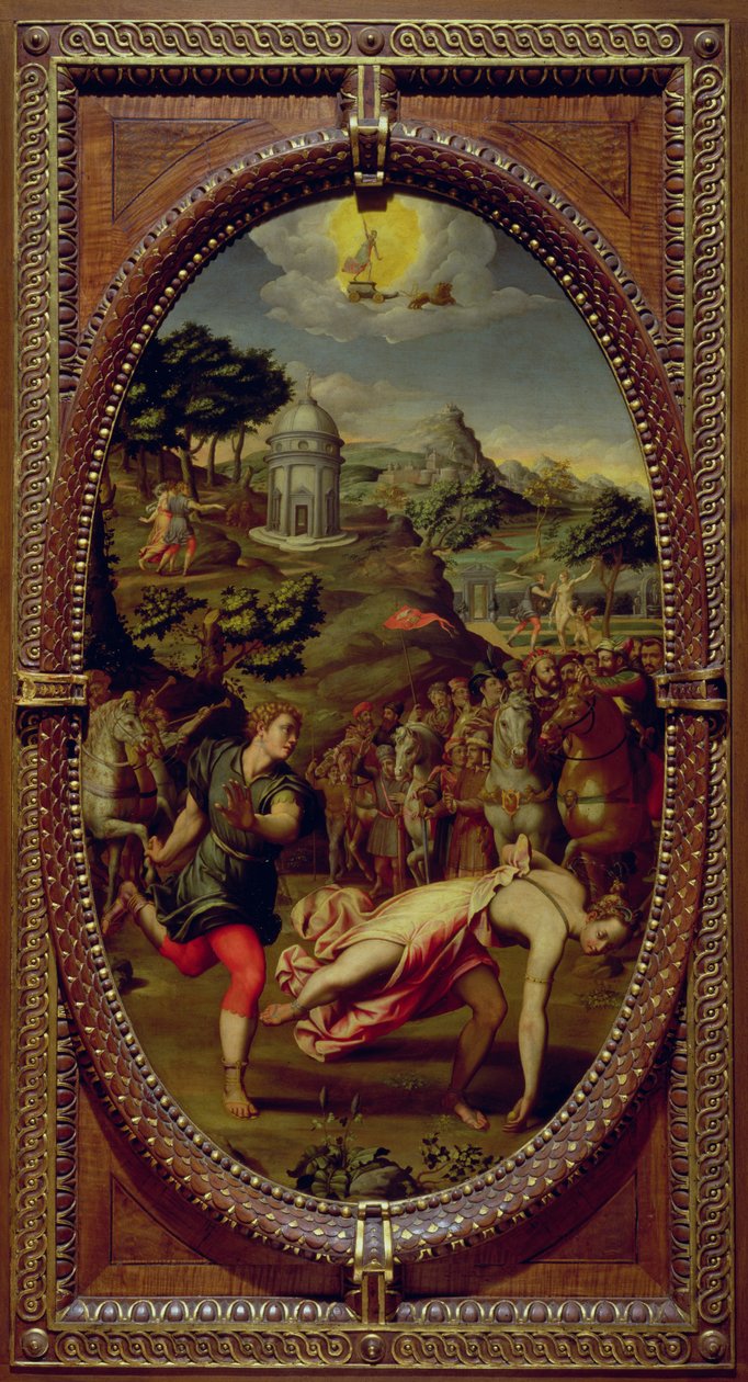 Atalanta en Hippomenes, 1572 door Sebastiano Marsili