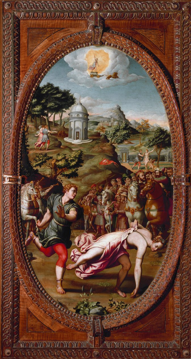 Atalante en Hippomene door Sebastiano Marsili